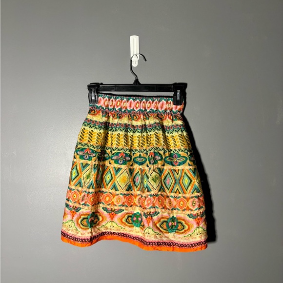 Anthropologie Tanvi Kedia Mini Skirt Women’s Size XS Made in India - Picture 2 of 4